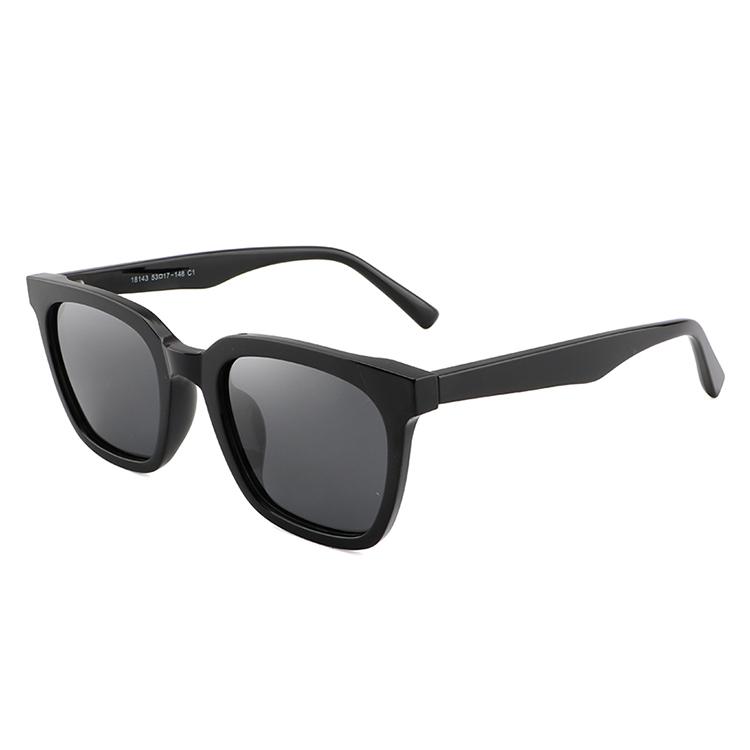 Wholesale New Fashion Transparent Oversize Gradient Shades Vintage Metal Square Sunglasses for Women Metal /TR90/Aluminium Magnesium
