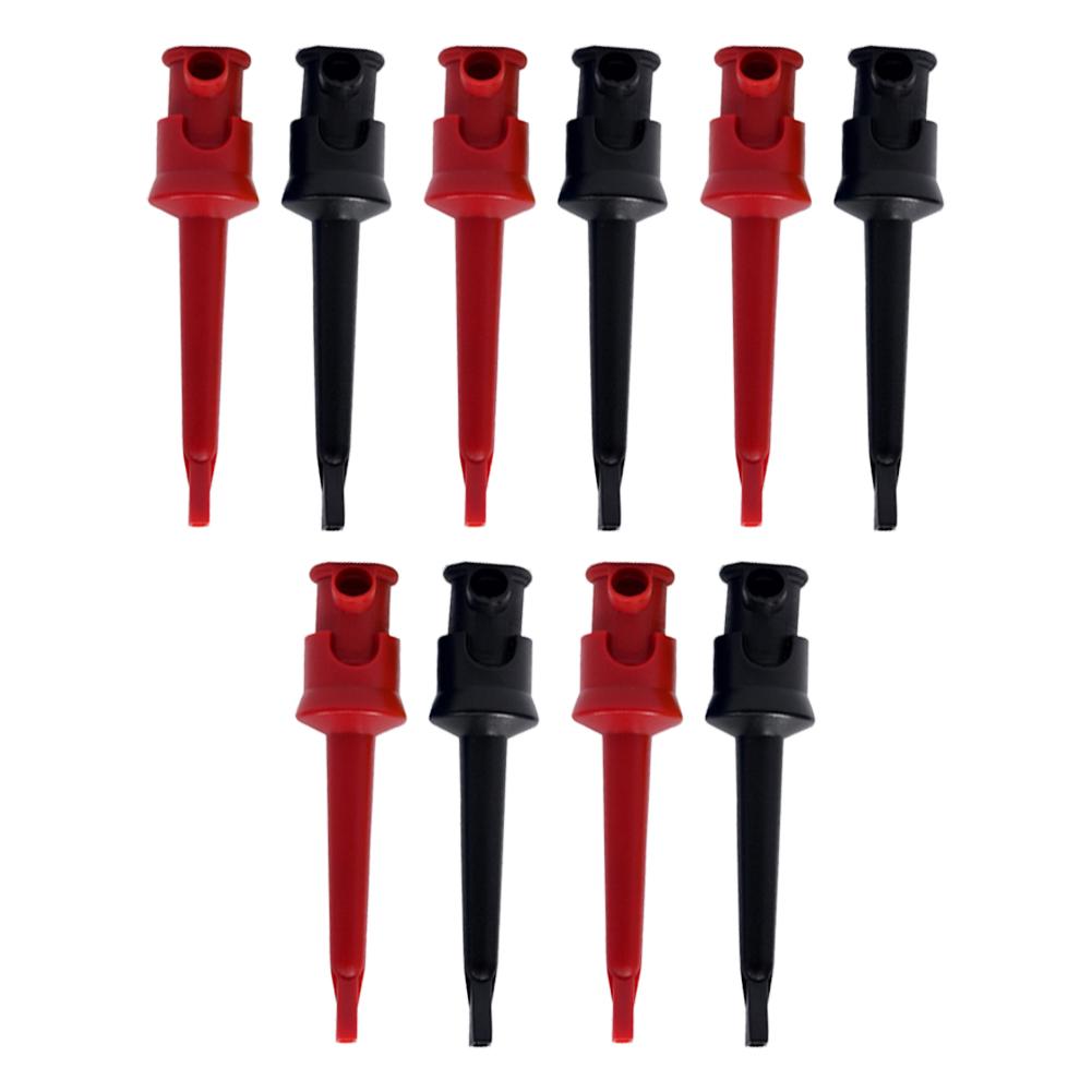 10A Test Clip 30Vac-60Vac Black Copper Red Brand New