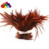 Whole 900PCS Fade Rooster Feathers Dyeing 5-6" Hackle 12-15 Cm Strung DIY Chicken Plume Jewelry Costume Hat Party Mask