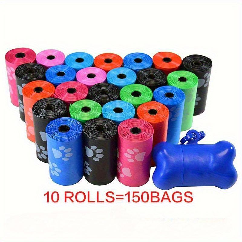 Disposable Dog Poop Bags, Large Cat Waste Bags, Durable, Odorproof, Thick Polyethylene Pet Waste Bags, Indoor and Outdoor Use, Doggy Outdoor Clean
