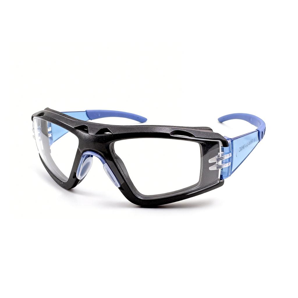 2PCS Safety Goggles Anti-Impact Anti-Splash Clear Lens Anti-Scratch Comfortable Frame Eye Protection Lab Construction Cycling