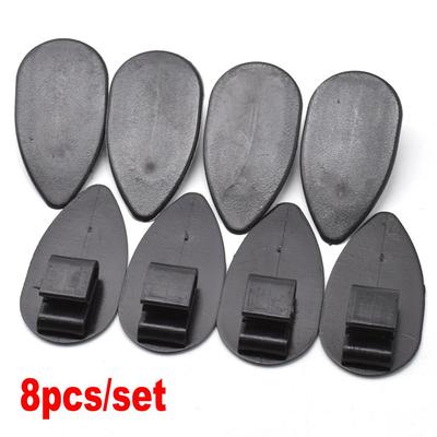 8 pezzi universali tappetini auto antiscivolo clip nere auto moquette fissaggio grip morsetti supporti accessori auto durevole flessibile