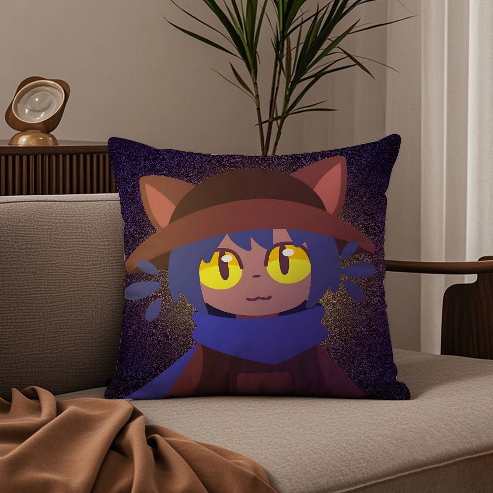 

Game One S-Shot N-Nikos Anime Pillow Case Good Print Pillowcase Living Room Sofa Cushion Cover Bedroom Room Decor 16x16Inch