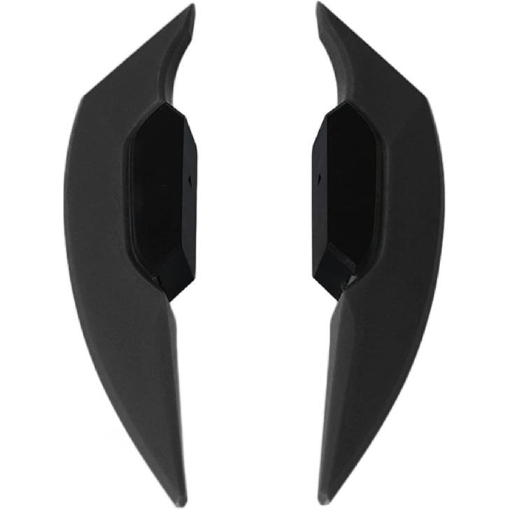 Akozon 1 Set of Motorcycle Side Winglet Aerodynamic Spoiler, Compatible with Universal Motorcycles and Electric Bikes (Black)