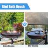 304 Stainless Steel Material Bird Bath Scrub Brushes Heavy-Duty Brushes