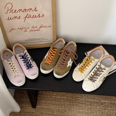 Chaussures sales petites et vieilles faites à la main rétro coréen automne 2025 nouvelle tendance décontractée polyvalente plates chaussures étoile
