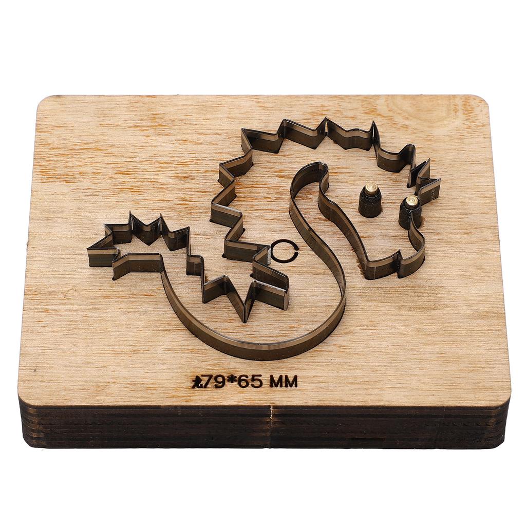 Drachenform Lederstanzform Hohe Härte Verschleißfestigkeit Schnelles Schneiden Lederstanzform Form