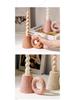 Retro Ceramic Candle Holder - Creative Candlestick for Home Decor, Desktop, and Soft Decoration in INS Style
