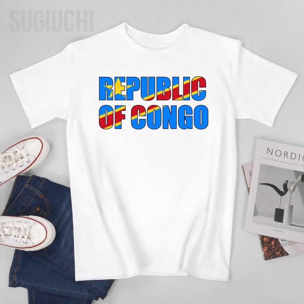 Unisex Short TShirt Democratic Republic of Congo Tshirt Tees Oneck T Shirts WoUnisex Boys 100 Cotton Unisex Apply All Seasons