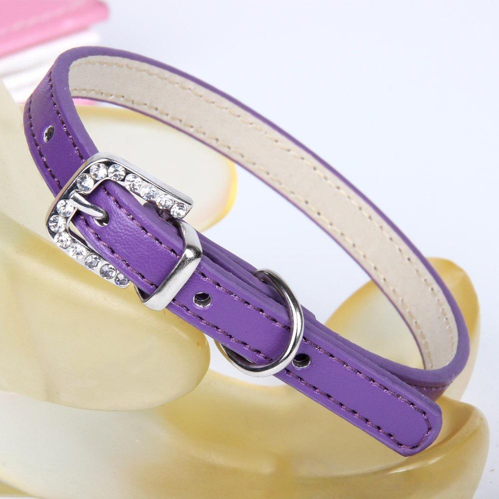 Curated Cat & Dog PU Leather Hanging Neck Collar & Leash - European & American Style