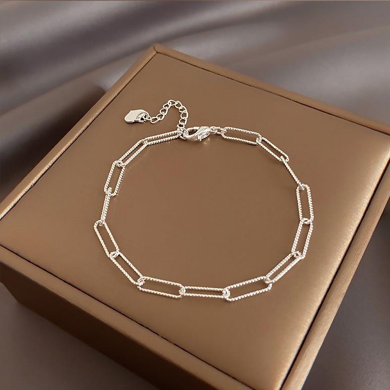Female Geometry Niche High-end Exquisite Simple Cool Style Bracelet Silver Geometry Bracelet