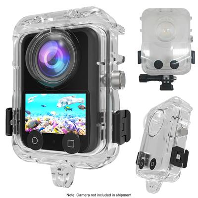 Boîtier d'appareil photo étanche 40m pour DJI Osmo 360 Boîtier de plongée invisible Coque de protection Coque Boîtier Accessoires pour appareil photo