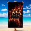 Linkin Park Print Microfiber Beach Towel Sand?Resistant Lightweight Towel For Swimming Outdoor Travel Use