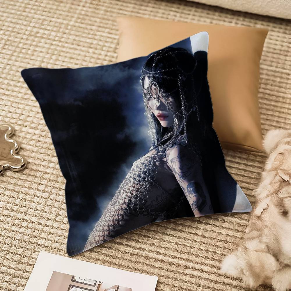 Y-Yeule Evangelic Girl Pillow Case Anti-dustmite Invisible Zipper Sofa Bed