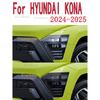 Für HYUNDAI KONA (2024-2025) TPU geräucherte schwarze Lichtfolie Modifikationszubehör, Autoscheinwerfer-Schutzfolie