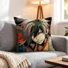 Anime Nobunaga The Fool Cushion Cover 1Pcs Decorative Covers Soft Cushion Case For Sofa Couch Decor 40X40 45X45 Pillowcases