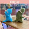 Dinosaur Cartoon Adorable Plush Keychain For Girls Soft Cute Stuffed Animal Toy Gift