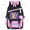 Kpop Dämonenjäger Rucksack für Junge Mädchen Schülerin Teenager Schultaschen Damen Herren Rucksack Kawaii Reise Rucksack Mochila Hohe Qualität Geschenk