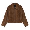 IMAN Women's Maillard Faux Suede Short Jacket