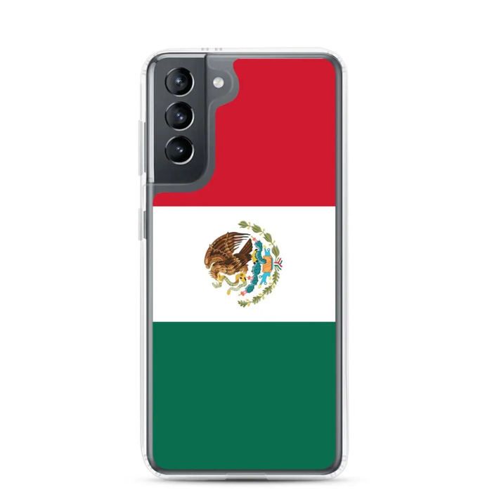 Coque Téléphone - Samsung - Galaxy S23 - Drapeau Mexique - Supple - Multicolor