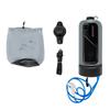 Camping Shower Solar Shower Garden Shower with Pump 3 Gallons, 12 L, Shower Head Portable and Removable Hose Shower Bag
