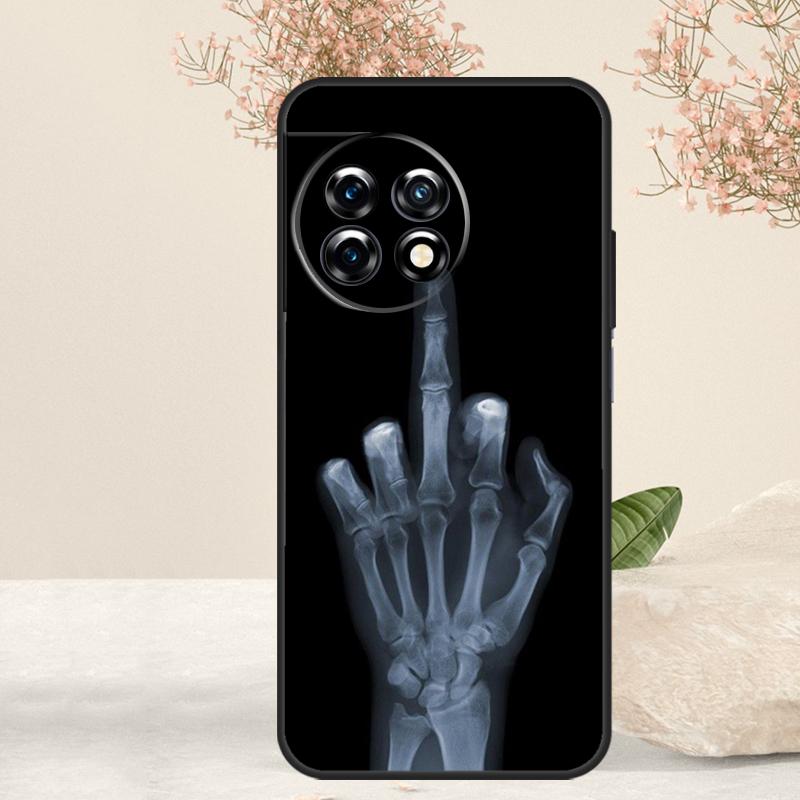 Middle Finger Case For OnePlus 15R 13R 13T 15 13 12 12R 11 10T 8 9 10 Pro Nord 5 CE 4 3 Lite N20 N30 Cover