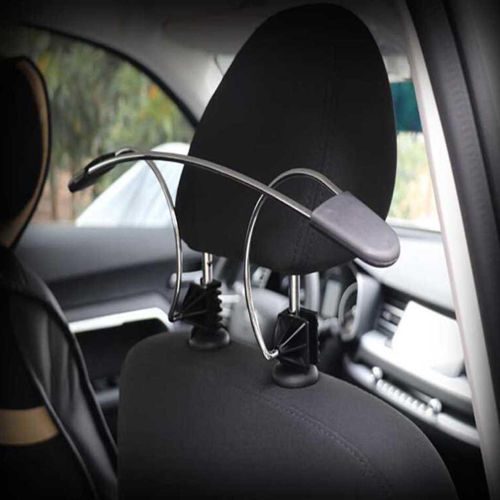 Car Hangers For Seat Retractable Removable Headrest Hook Automotive Clothes Hanger For Family Friends Automotive Vehicles