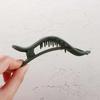 Wild Elegant Matte Girls Candy Color Seamless Hair Claw Face Wash Hairpin Duckbill Clip Plastic