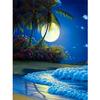 DIY 5D Diamond Painting Landscape Full Moon Cross Stitch Kit Rhinestone Diamond Embroidery Mosaic Art Home Decoration Picture