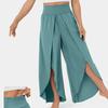 New Spring/Summer Fashion Slimming High Waist Cutout Trousers Loose Casual Yoga Pants