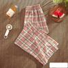 Plaid Pants Women's Summer Thin Section Loose Straight-leg Slimming All-match Casual Pants High Waist Drape Wide-leg Pants