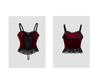 Velvet Lace-up Gothic Corset Camisole - Halloween Style