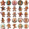 50pcs Cartoon Christmas Gingerbread Graffiti Stickers DIY Laptops Water Bottles Computers  Phones - Perfect for Christmas Gift