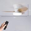 Household Frequency Conversion Ceiling Fan Light Kitchen Bedroom 3 Colors Light Adjustable Electric Ceiling Fan Lamp