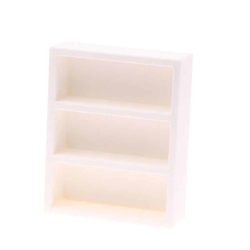 1/12 Dollhouse Mini Wall Cabinet Storage Shelves Dollhouse Furniture Decor Toys Dolls House Accessories Micro Scene Ornament