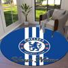 Chelsea F Custom Name Round Area Rug,Carpet Rug for Living Room Bedroom Sofa Playroom Decor,Non-slip Floor Mat