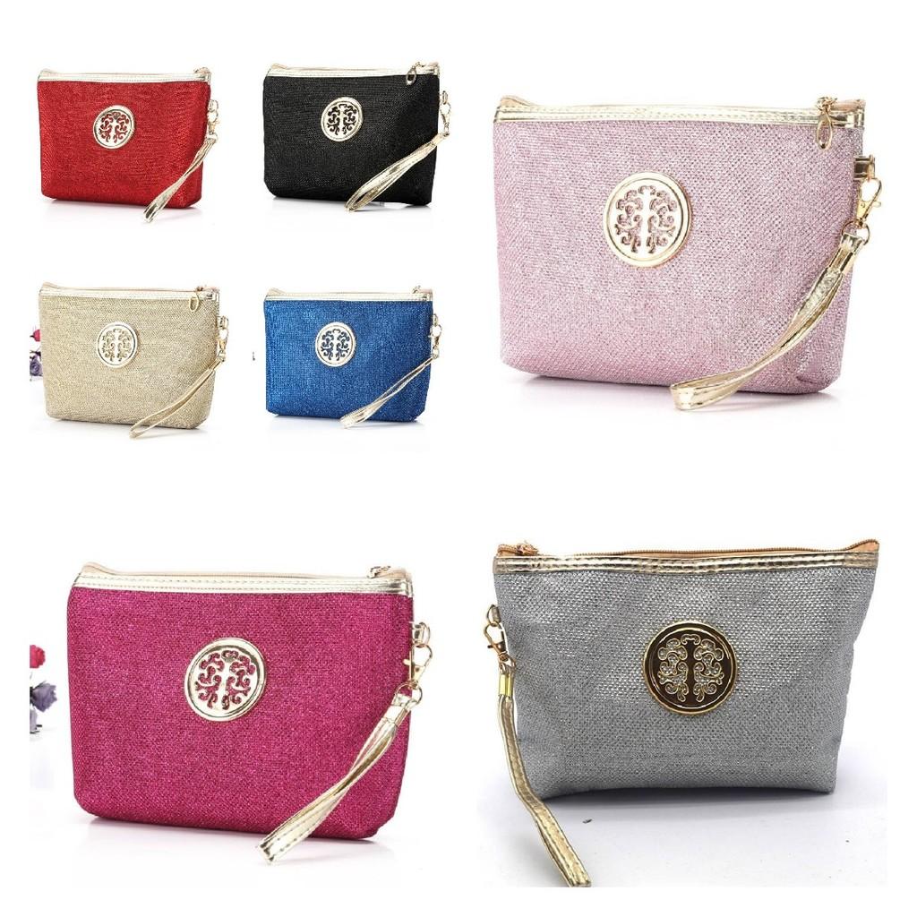 Classical Fashion Travel Cosmetic Toiletry Bag Stylish Portable Makeup Storage Pouch