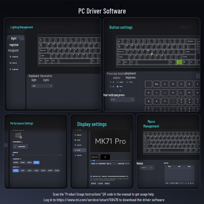 Xiaomi MI MK71 Pro Tri-Mode RGB Hot-Swappable Mechanical Keyboard