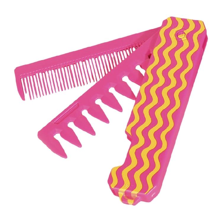 

Fine and Wide Tooth Comb Hair Picking Comb Detangling Comb 3 in 1 Folding Comb Travel Pocket Comb Hair Styling Comb