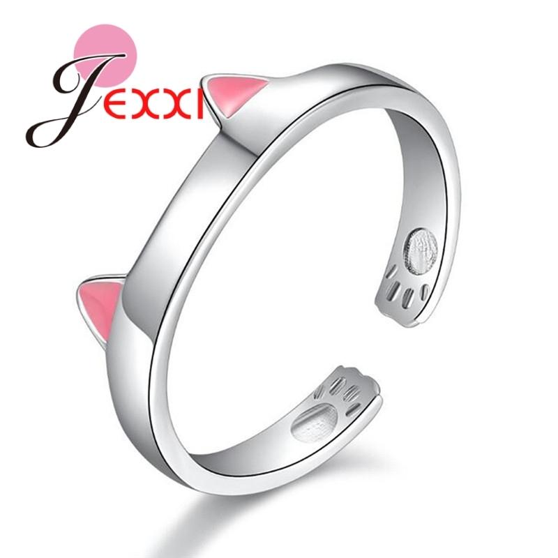 

Bague ouverte en argent Sterling nouveauté pour femme et fille, украшение из чат-миньона, Simple, de haute qualité, à la mode, cadeau, 925