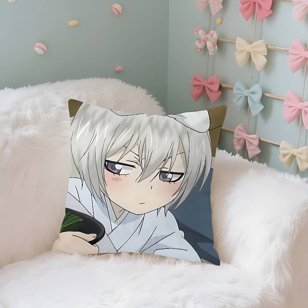 Cute T-Tomoe-S Kawaii Throw Pillow Covers Pattern Cushion Cover Suitable For Sofa Bedroom Car Pillow Cover
