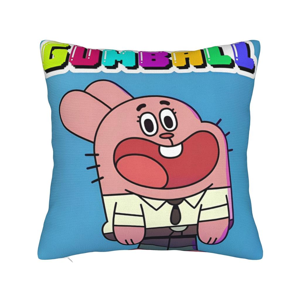 The Amazing World Of Gumballs  Pillowcases Stuff Soft Cushion Cover Gift  Pillow Case Cover Home Multiple Sizes
