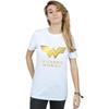 DC Comics Womens/Ladies Wonder Woman 84 Golden Logo Cotton Boyfriend T-Shirt