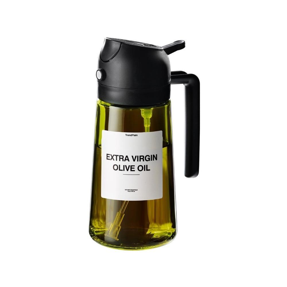 

1 Pack Olive Oil Dispenser Bottle 16 oz Olive Oil Spray Bottle, Olive Oil Sprayer for Cooking and Air Fryer Suitable for Kitchen