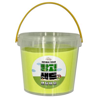Kids Mango Mango Sand Sand Play 1kg, Yellow, Korean Popular Toys