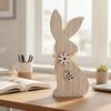 Minimalist Easter Bunny Crafts Cartoon Wooden Rabbit Decoration Easter Bunny Ornaments  Party