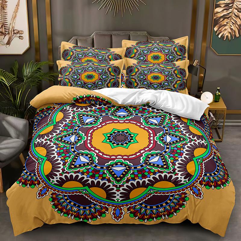 Fashion Technology Printing, 3D Digital Printing, Bedding, Duvet Covers, Pillowcases, Three-piece Sets