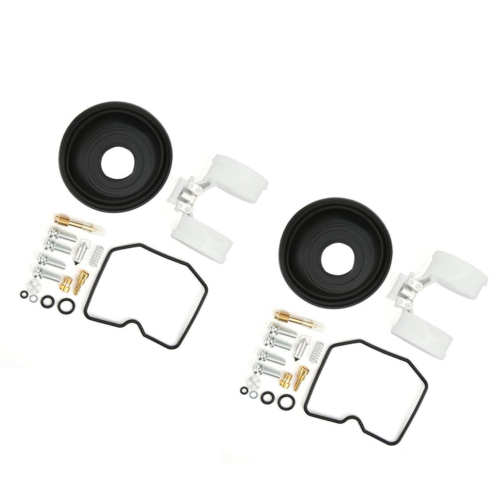 2 Sets Carburetor Rebuild Fix Kit Carb Overhaul Fit for Kawasaki Vulcan 500 EN500 1991‑1995