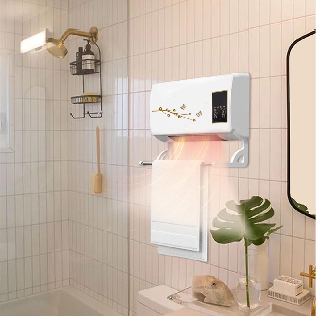 Nástěnný ohřívač a klimatizace v jednom Široké pokrytí 2 v 1 Elektrický chladicí a topný stroj s dálkovým ovládáním do ložnice