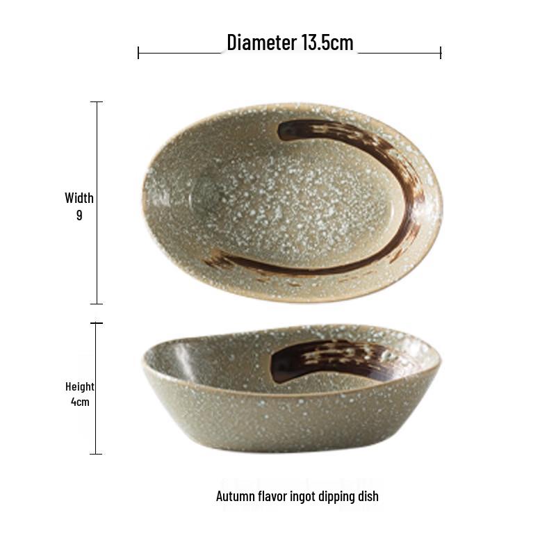 Diorian Japanese Style Ceramic Dipping Dishes Pack of 4